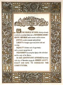 Preamble of Constitution of India