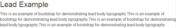 Lead Example - Bootstrap