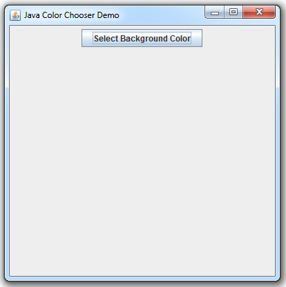 Swing Color Chooser