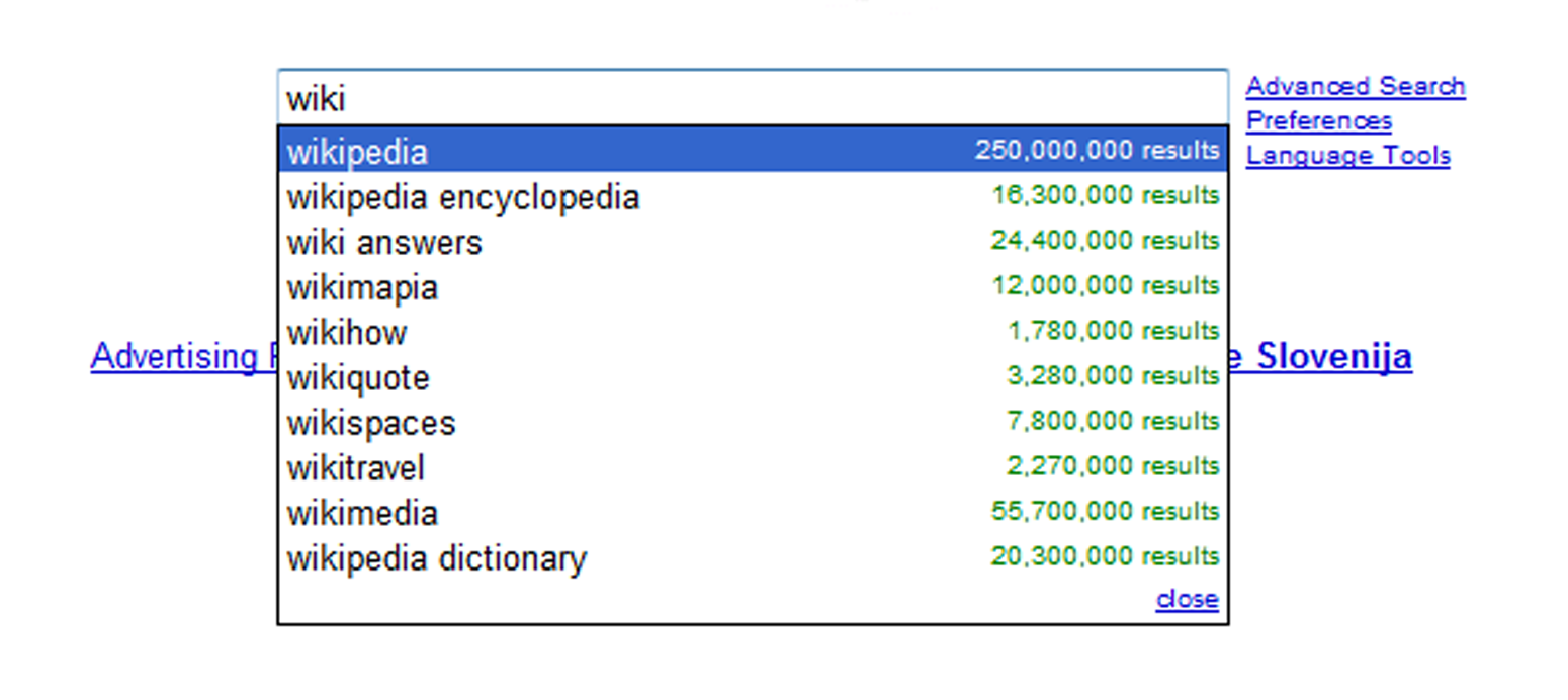Ajax Google suggest - AJAX introduction